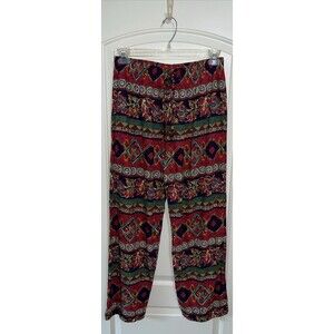 VTG Jantzen Women’s Multi Color Abstract Geometric Tribal Print Pants, Size 16